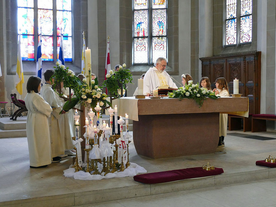 Dankgottesdienst der Kommunionkinder (Foto: Karl-Franz Thiede)